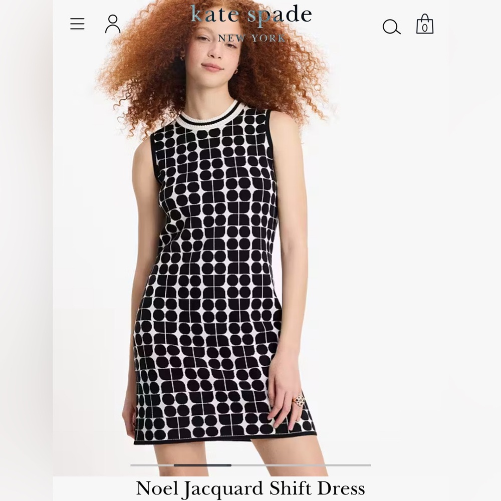 Kate Spade Noel Jacquard Shift Dress